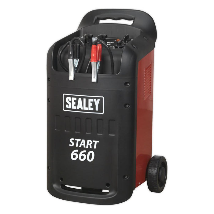 Sealey Starter/Charger 660/100A 12/24V 230V START660 Sealey - Town Tools 