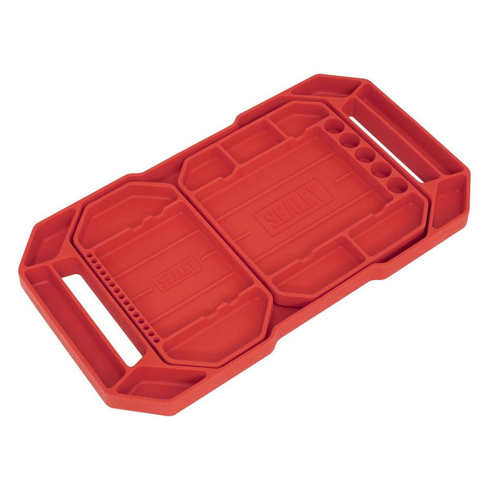 Sealey Flexible Tool Trays Non-Slip Pack of 3 APNST4 Sealey - Town Tools 