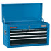 Draper Narrow Tool Chest, 6 Drawer, 24", Blue 51690 Draper - Town Tools 