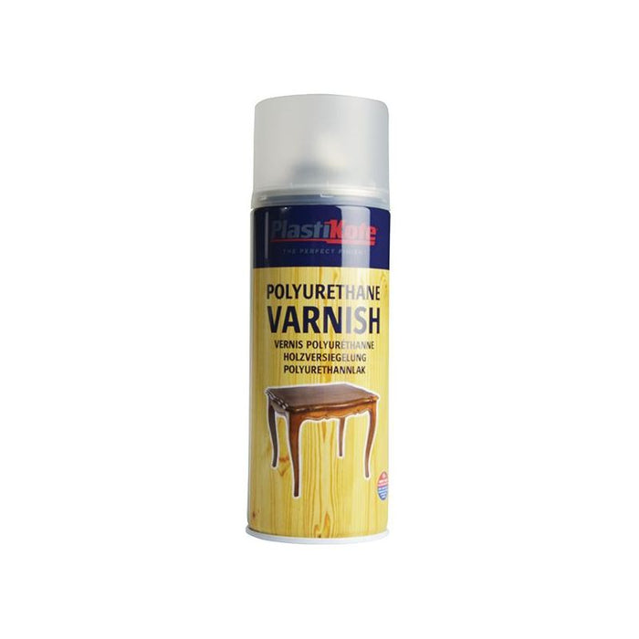 Plastikote Varnish Spray Clear Satin 400ml PlastiKote - Town Tools