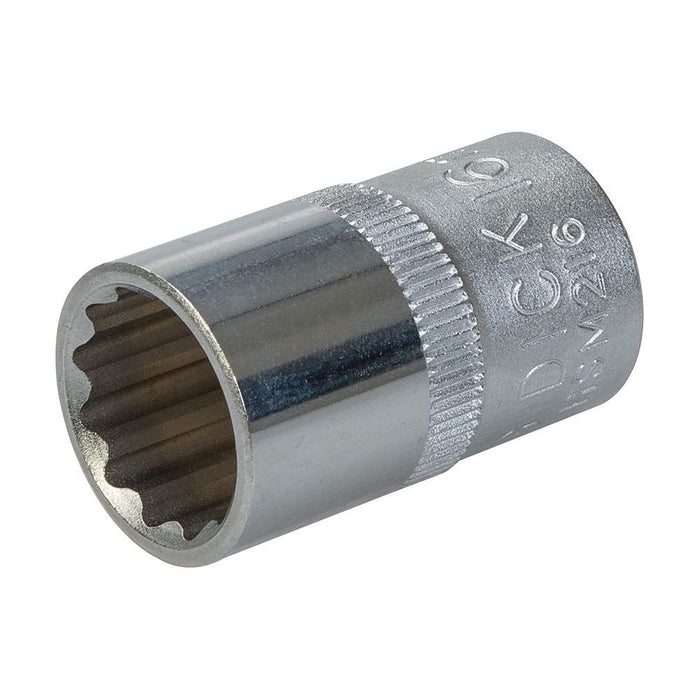 King Dick Socket SD 1/2" Metric 12pt 16mm King Dick - Town Tools 