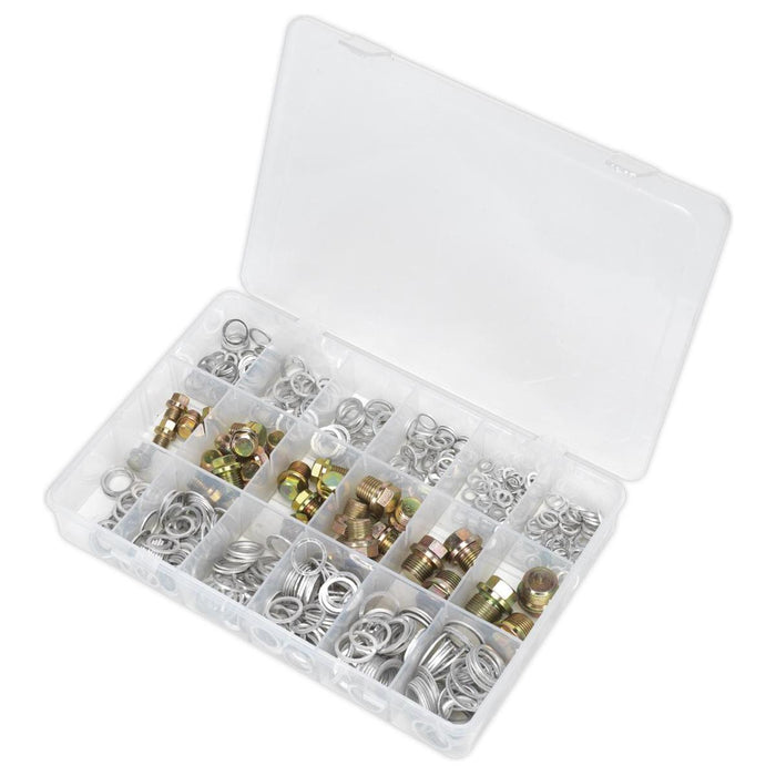 Sealey Sump Plug & Washer Assortment 534pc VS663 Sealey - Town Tools 