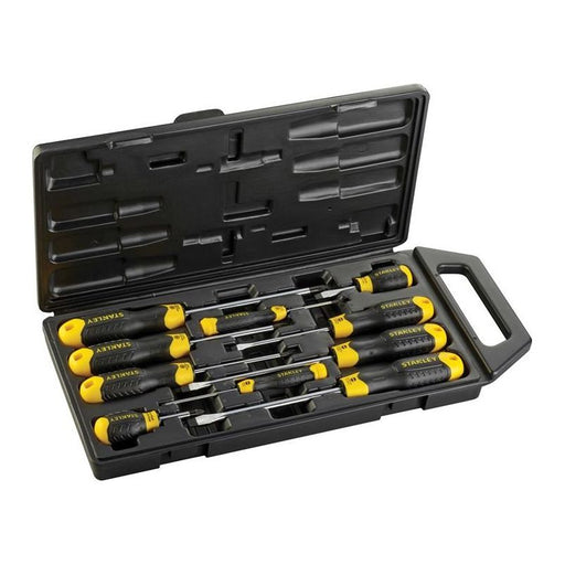 Stanley® Hand Tools Cushion Grip Screwdriver Set, 10 Piece STANLEY® Hand Tools - Town Tools