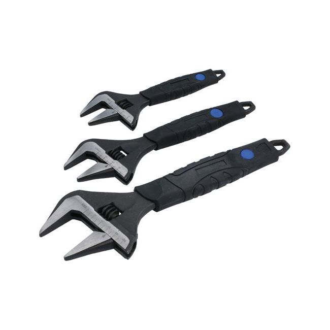 Laser Wide Mouth Adjustable Wrench Set 3pc 8676 Laser - Town Tools 