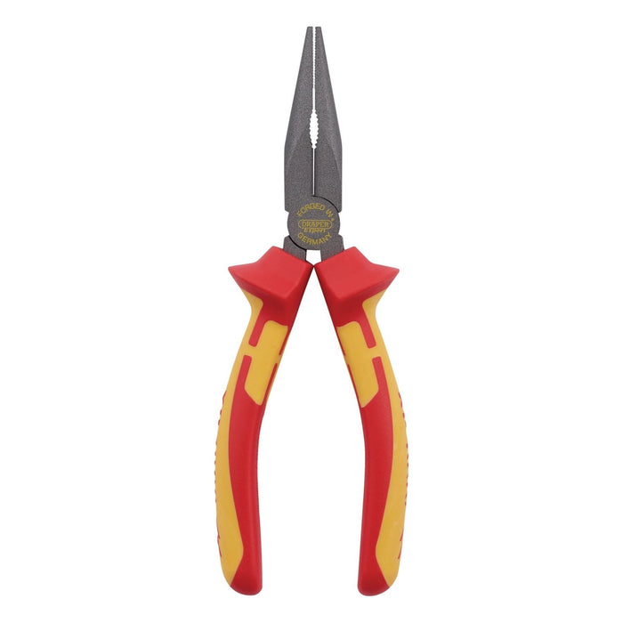 Draper XP1000 VDE Long Nose Pliers, 160mm 94626 Draper - Town Tools 