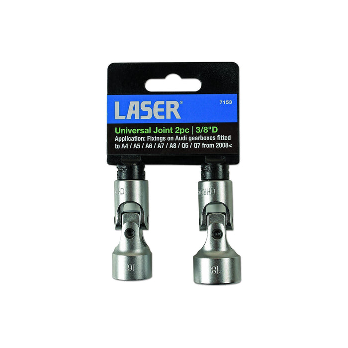 Laser Universal Joint Socket Set 3/8"D 2pc 7153