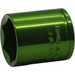 Sealey 3/8"Dr Coloured Socket 18mm (Dark Green)