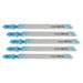 Dewalt Power Tools HSS Metal Cutting Jigsaw Blades Pack of 5 T127D DeWALT Power Tools - Town Tools