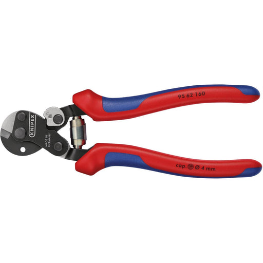 Draper Knipex Wire Rope Cutters with Heavy Duty Handles, 160mm 04598 Draper - Town Tools 