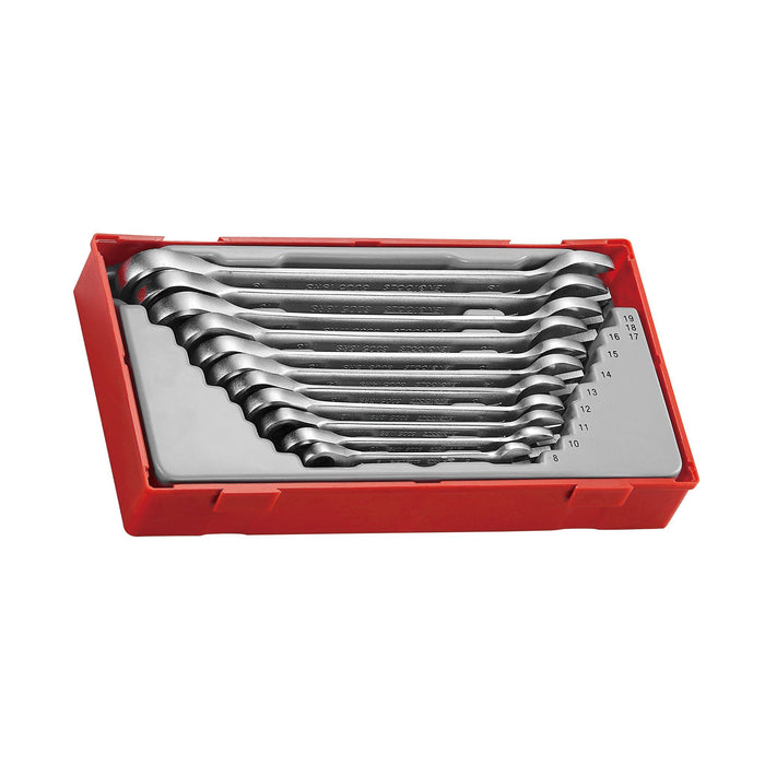 Teng Tools Ratcheting Combination Spanner Set RS TT1 11 Pieces Teng Tools - Town Tools 