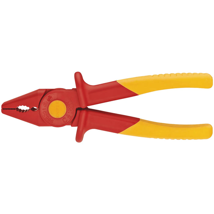 KNIPEX 98 62 01 Plastic Flat Nose Pliers, 180mm - 98 62 01