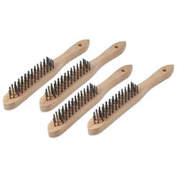 Laser 4-Row Wire Brush Set 4pc 8313