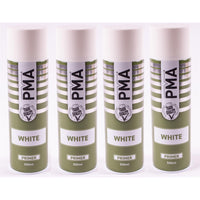 4 x PMA Professional White Primer 500ml Spray Paint High Coverage