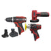 Sealey 3 x SV12 Series Cordless Power Tool Combo Kit 12V - 2 Batteries Sealey - Town Tools 