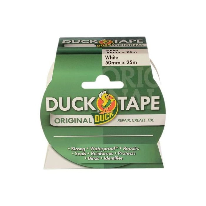 Shurtape Duck Tape® Original 50mm x 25m White Shurtape - Town Tools