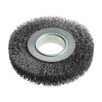 Lessmann Wheel Brush D125mm x W20-22 x 40 Bore Steel Wire 0.30 + Adaptors Set 2