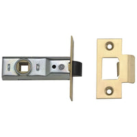 Union Tubular Mortice Latch 2648 Silver Enamel 76mm 3in Box