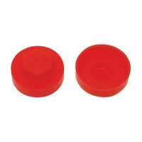 Forgefix TechFast Cover Cap Poppy Red 16mm (Pack 100)