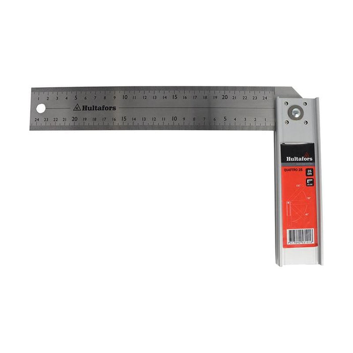 Hultafors Quattro Adjustable Try Square 250mm (10in) Hultafors - Town Tools