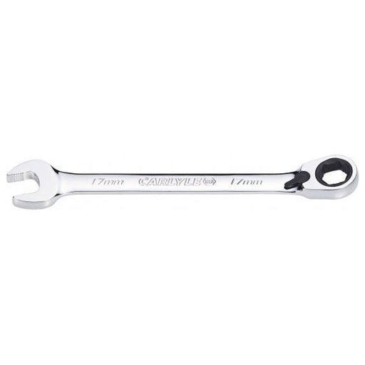 Carlyle Hand Tools Spanner - Reversible Ratcheting - Metric - 17 mm Caryle Tools - Town Tools 