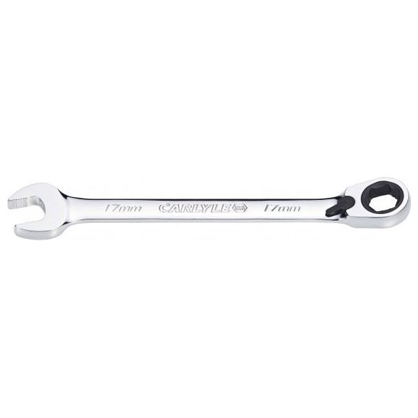 Carlyle Hand Tools Spanner - Reversible Ratcheting - Metric - 17 mm Caryle Tools - Town Tools 