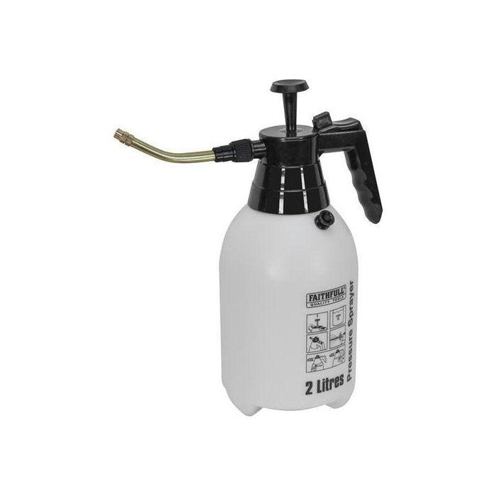 Faithfull Handheld Pressure Sprayer 2 litre Faithfull - Town Tools