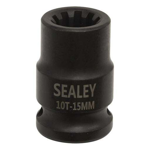 Sealey Brake Caliper Socket 1/2"Sq Drive 15mm 10-Point VS0990 Sealey - Town Tools 