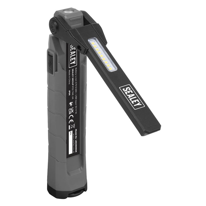 Sealey Rechargeable 360 Inspection Light 10W & 2 x 4W SMD LED - Grey LED3605GR Sealey - Town Tools 