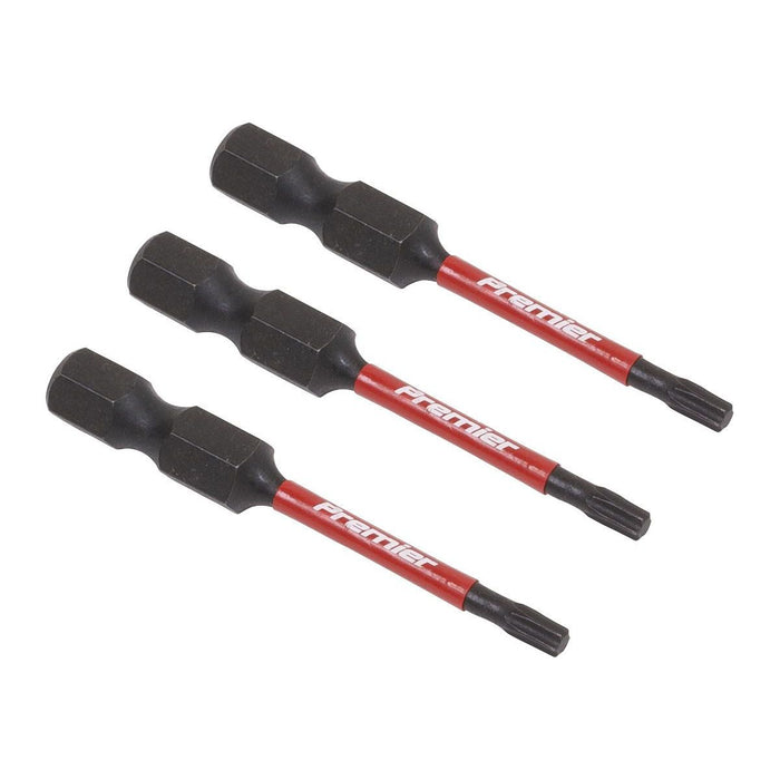 Sealey TRX-Star* T10 Impact Power Tool Bits 50mm 3pc AK8240 Sealey - Town Tools 