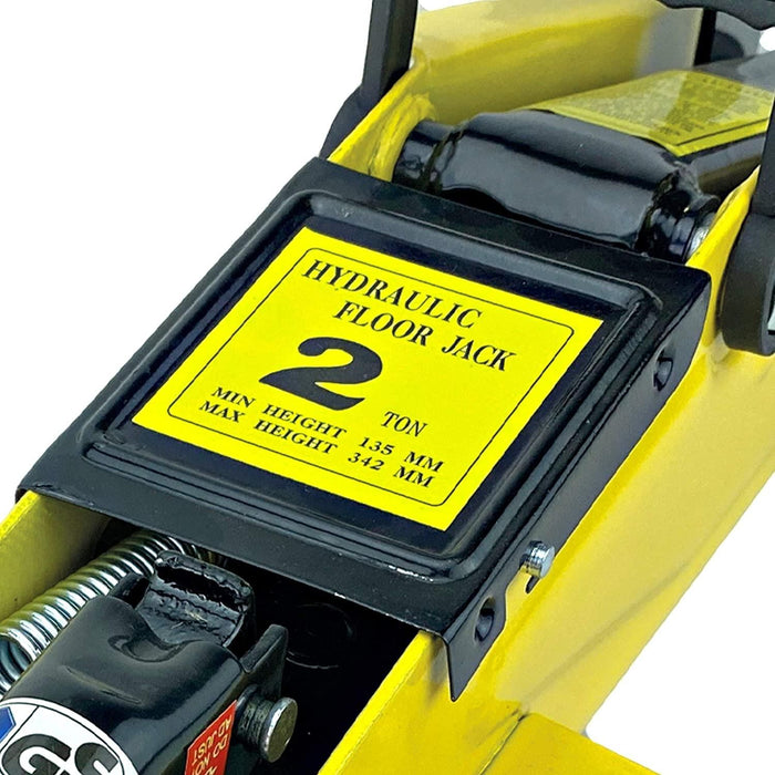 AA 2 Ton 2T Hydraulic Floor Trolley Jack Quick Lifting Heavy Duty Car Van Town Tools - Town Tools 