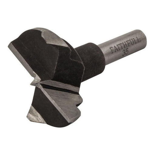 Faithfull HCS Hinge Boring Bit 35mm x 60mm Faithfull - Town Tools