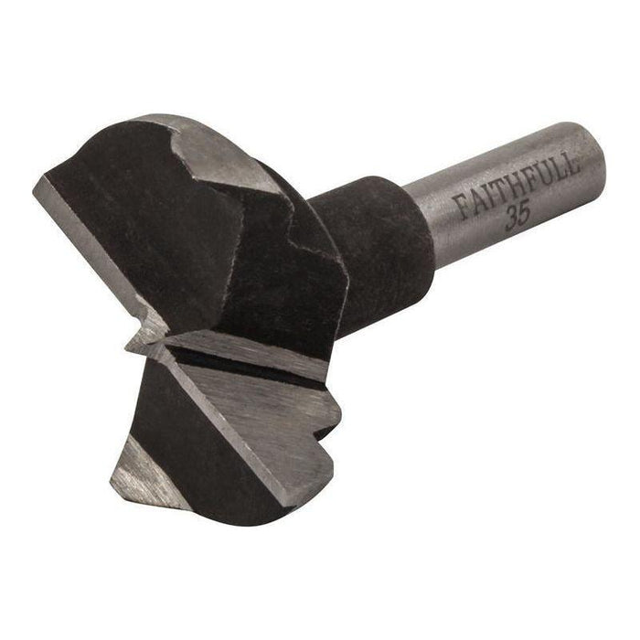 Faithfull HCS Hinge Boring Bit 35mm x 60mm Faithfull - Town Tools
