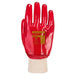 Portwest Pk12 Red Pvc Knitwrist Glove L X12 A400RERL Portwest - Town Tools 