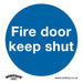 Sealey Mandatory Safety Sign Fire Door Keep Shut Self-Adhesive Vinyl Pack of 10 Sealey - Town Tools 