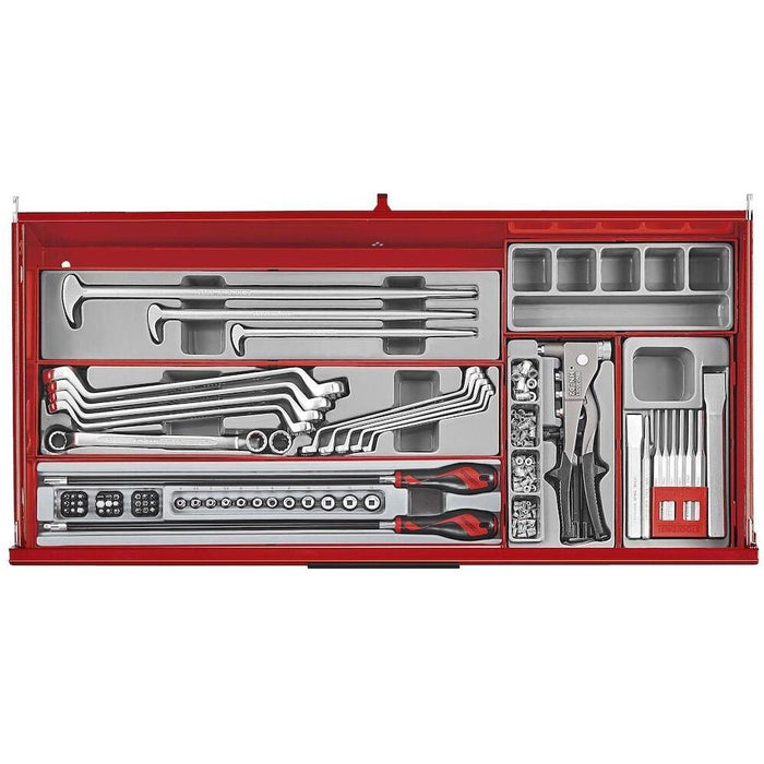 Teng Tools 37" PRO35™ roller cabinet tool kit 663 pieces red Town Tools - Town Tools