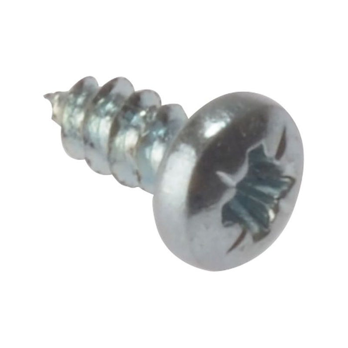 Forgefix Self-Tapping Screw Pozi Compatible Pan Head ZP 1/2in x 4 Box 200 ForgeFix - Town Tools