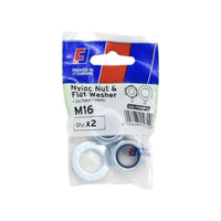 Forgefix Nyloc Nut & Washer M16 ForgePack 2