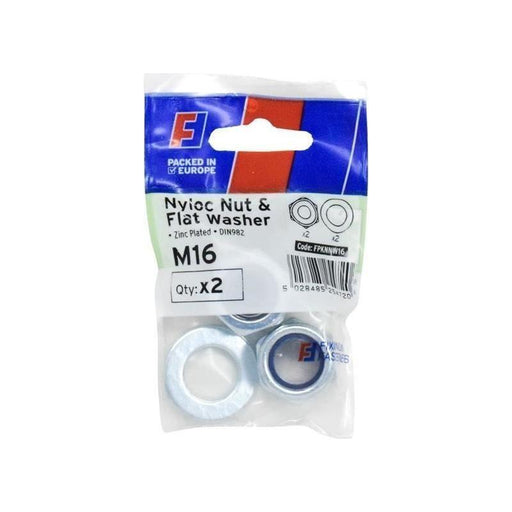Forgefix Nyloc Nut & Washer M16 ForgePack 2 ForgeFix - Town Tools
