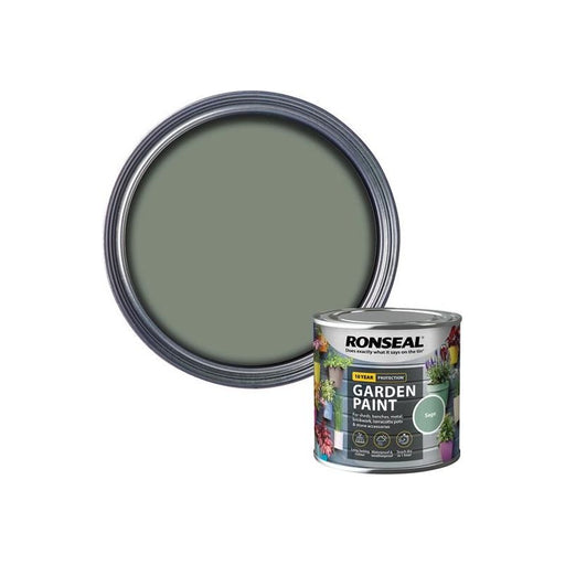 Ronseal Garden Paint Sage 250ml Ronseal - Town Tools