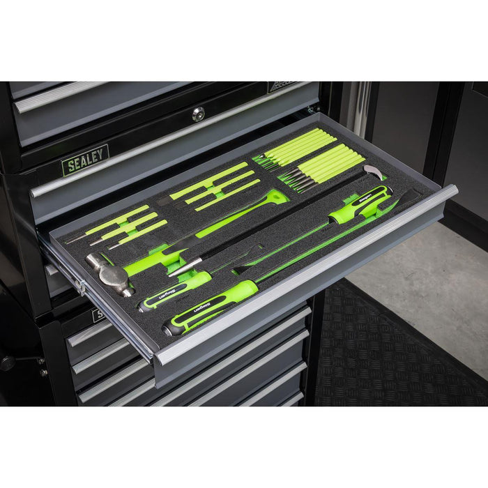 Siegen Siegen Pry Bar, Hammer & Punch Set with Tool Tray 23pc S01279 Siegen - Town Tools 