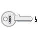 Abus Mechanical 55/40 40mm Key Blank ABUS Mechanical - Town Tools