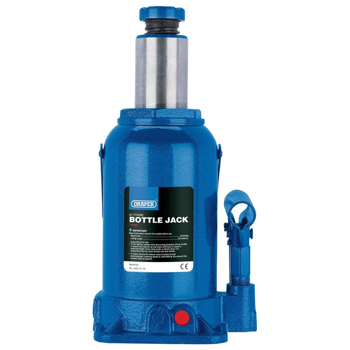 Draper Hydraulic Bottle Jack, 20 Tonne 13103