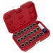 Sealey Locking Wheel Nut Key Set 21pc Audi SX218 Sealey - Town Tools 