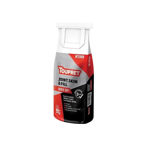 Toupret Quick Dry Joint Skim & Fill 5kg Toupret - Town Tools