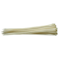 Draper Cable Ties, 8.8 x 500mm, White (Pack of 100) 70410