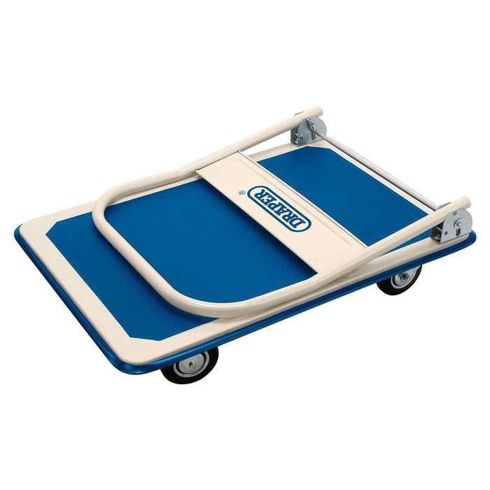 Draper Platform Trolley with Folding Handle, 900 x 600 x 850mm, 300kg 04692 Draper - Town Tools 