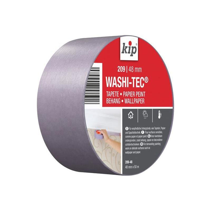 Kip® 209 Premium Low Tack WASHI-TEC® Masking Tape 48mm x 50m KIP® - Town Tools