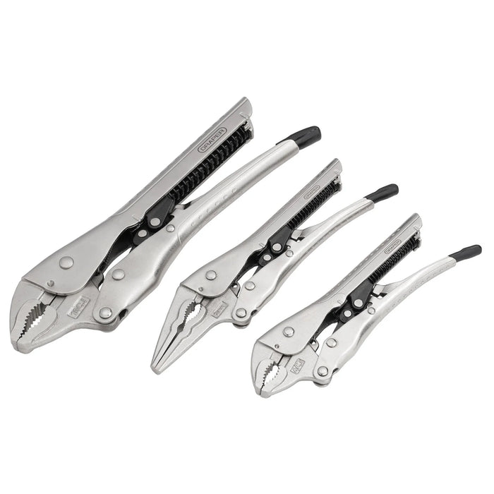 Draper Auto Locking Pliers Set (3 Piece) - LP-D/ALPS