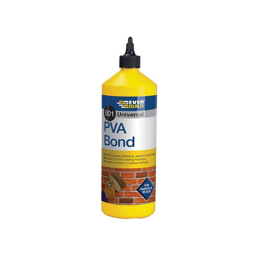 Everbuild Sika 501 Universal PVA Bond 1 litre Everbuild Sika - Town Tools