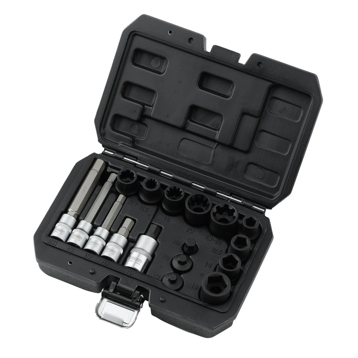 Draper Brake Caliper Socket and Bit Set (17 Piece) - BCSS-17 Piece